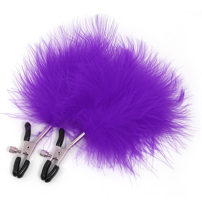 Fluffy Nipple Clips